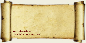 Daniel Galjak vizit kartica